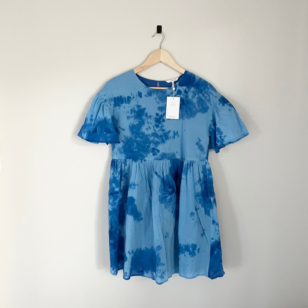 Blue Tie Dye Dress